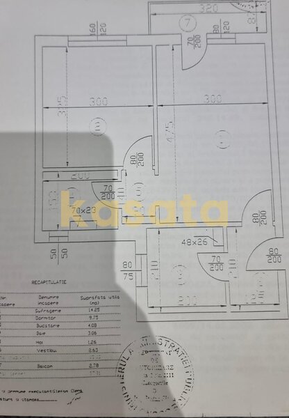 Apartament 2 camere 1 Decembrie 1918, etaj 7/10, bloc reabilitat